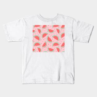 Watercolor watermelon Kids T-Shirt